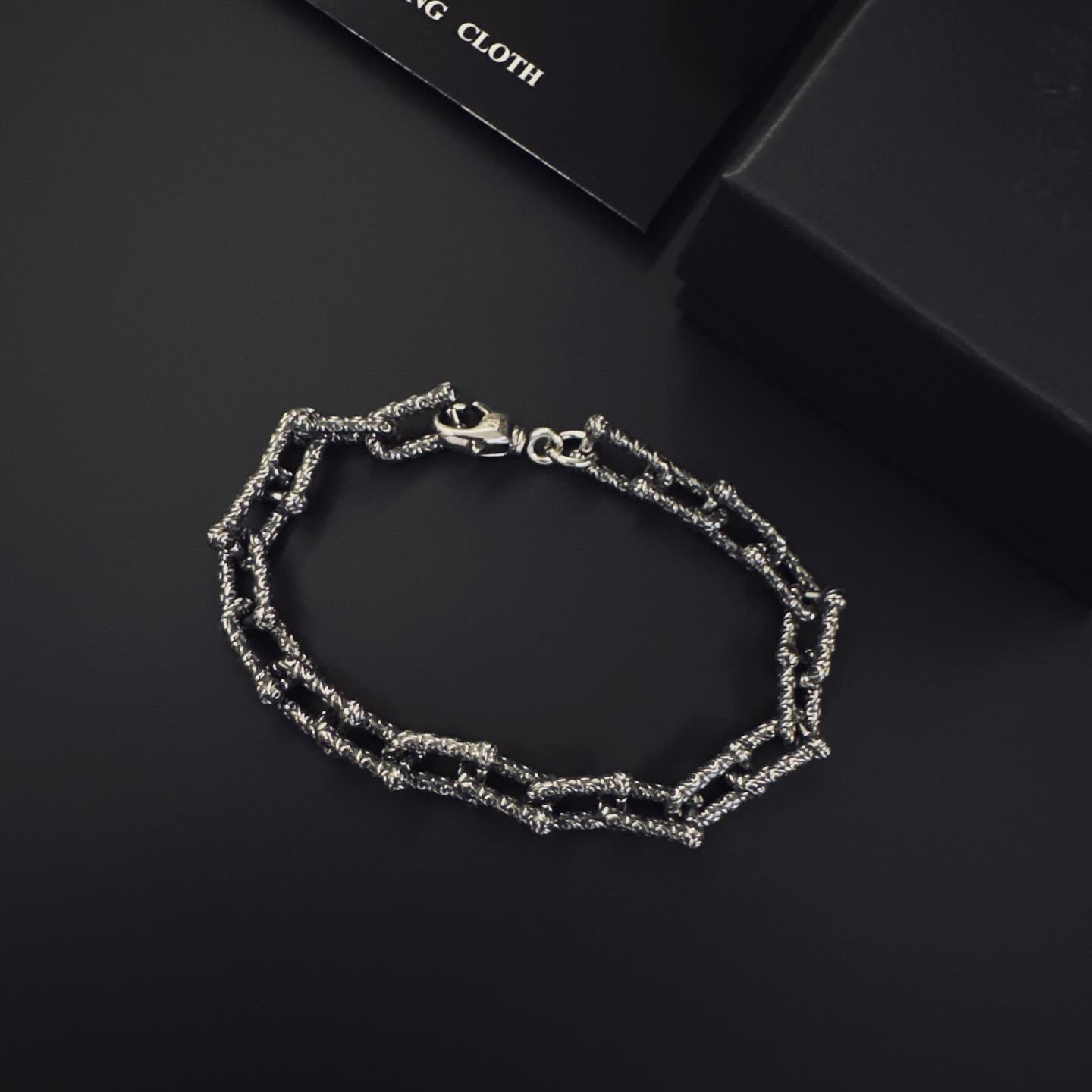 Chrome Hearts Silver Chain Bracelet